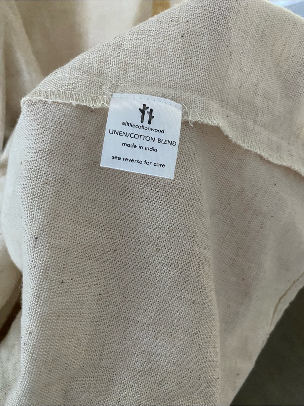Cottonwood Linen cotton blend Button-Front Midi Dress - Picture 6 of 7